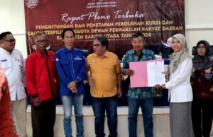 Ini Nama-Nama 25 Anggota DPRD Terpilih Pada Pemilu Legislatif 2024