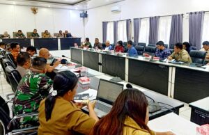 Asisten Sekda Pimpin Rapat Mediasi Antara PT MUTU Dengan Masyarakat Desa Muara Mea