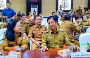 Pj Bupati dan Pj Sekda Hadiri Rakor Program Pemberantasan Korupsi Terintegrasi
