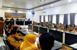 Pemkab Barito Utara Rakor Optimalisasi Lahan Rawa, Pompanisasi dan PAT Padi