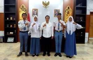 Ini Pesan Pj Bupati kepada Empat Calon Paskibraka Yang Ikuti Seleksi di Tingkat Kalteng