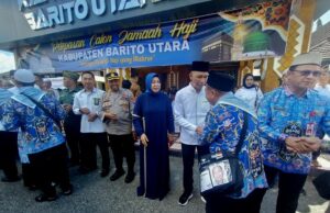 Pj Sekda Lepas 143 Calon Haji Asal Kabupaten Barito Utara