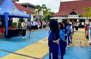 16 Peserta Tingkat SD dan SMP Ikuti Lomba Senam Sekolah Sehat Peringati Hardiknas
