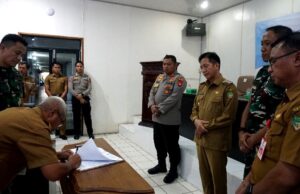 Pemkab Barito Utara Hibahkan Anggaran Sebesar Rp 9 Miliar lebih Untuk Pengamanan Pilkada Serentak 2024