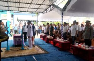 Pj Bupati Barito Utara Lantik dan Ambil Sumpah Janji Kades PAW Bintang Ninggi II
