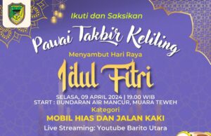 Sambut Hari Raya Idul Fitri 1445 Hijriah, PHBI Barito Utara Akan Gelar Pawai Takbir