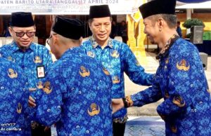 Pemkab Barito Utara Apel Gabungan sekaligus Halal Bi Halal Idul Fitri 1445 Hijriah