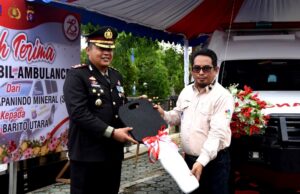 Polres Barito Utara Terima Hibah Ambulance Bertepatan HUT ke 78 Bhayangkara