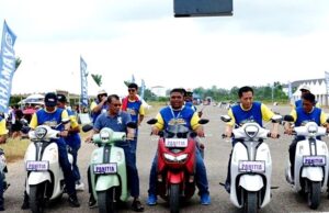Sambut Hari Jadi ke 74 Barito Utara, Surya Pratama Gelar Yamaha Batara Fun Race 2024