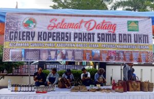 Dekopinda Barito Utara Gelar Bazar KUMKM dan Jalan Santai Dalam Rangka Harkop ke 77