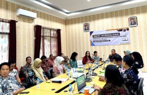 BPN Barito Utara Melaksanakan Rapat Internalisasi Penerbitan Dokumen Elektronik