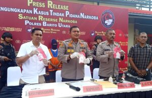 Satresnarkoba Polres Barito Utara Amankan Tiga Pelaku Tindak Pidana Narkoba