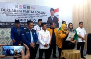 Lima Parpol Berkoalisi Deklarasikan Kemenangan Gogo-Helo di Pilkada Serentak Barito Utara 2024