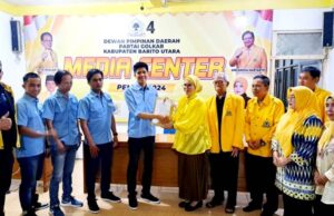 Paslon Agi-Saja Terima Rekomendasi Dari Partai Golkar