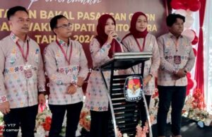 KPU Terima Pendaftaran Dua Kandidat Paslon Bupati dan Wakil Bupati Barito Utara
