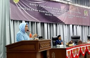Hj Mery Rukaini Sampaikan Ketentuan Terkait Pembentukan Fraksi DPRD