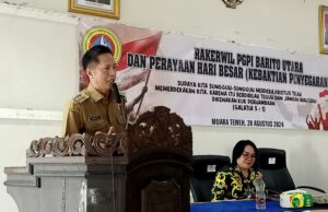 Pj Bupati Barito Utara Membuka Secara Resmi Rakerwil PGPI