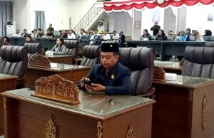 H Tajeri Sebut Paripurna DPRD Ini Untuk Kepentingan Masyarakat Barito Utara