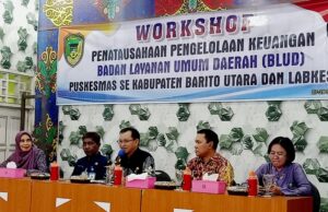 Dinkes Gelar Workshop Penatausahaan Pengelolaan Keuangan BLUD UPT Puskesmas dan Labkesda