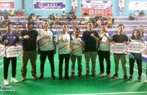 Pj Bupati Buka Secara Resmi Kejuaraan Bulu Tangkis Pj Bupati Barito Utara Cup 2024