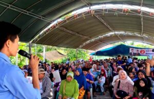 Warga Wonorejo Kelurahan Melayu Sepakat Pilih AGI-SAJA