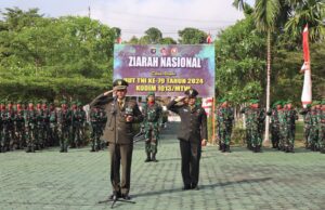 Peringati HUT Ke-79 TNI, Kodim 1013 Muara Teweh Ziarah Nasional