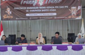 KPU Gelar ToT Fasilitator Bimtek PPK dan PPS Se-Barito Utara