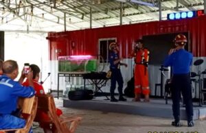 Disdamkarmat Barito Utara Lakukan Pelatihan dan Pemeriksaan Berkala APAR di PT PLN Enjiniring Plant Bangkanai