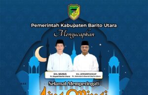 Pemkab Barito Utara Mengucapkan Selamat Memperingati Isra Miraj 1446 Hijriah tahun 2025 Masehi