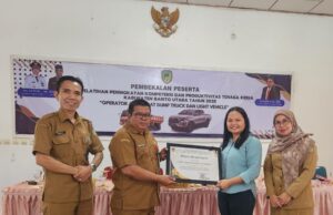 PT MPG Terima Penghargaan dari Disnakertranskop UKM Barito Utara