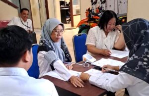 Kegiatan Skrining Kesehatan Berkala Diharapkan Tingkatkan Kesehatan Pegawai