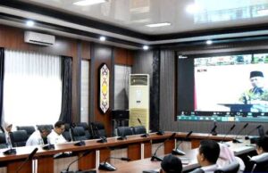 Pemkab Barito Utara Ikuti Peluncuran Indikator MCP 2025 Melalui Zoom