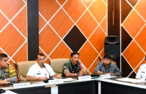 Pemkab Barito Utara Rapat Kesiapan Pendanaan PSU Hasil Putusan MK melalui Zoom Meeting Bersama Wamendagri