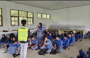 PAMA Distrik BEKB Sosialisasi Anti HIV AIDS bagi Siswa SMA dan SMP di Teweh Timur
