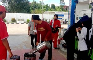 UPT Metrologi Legal Barito Utara Laksanakan Tera Ulang di SPBU dan Pasar