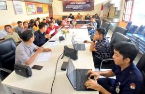 KPU Barito Utara Gelar Rakor Penyamaan Persepsi Terkait DPT, DPTb, dan DPK Jelang PSU