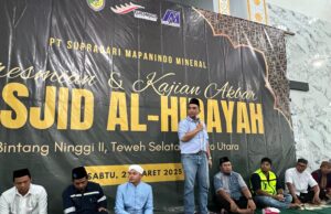 Dibangun Sejak 2019 dengan Dana CSR PT SMM, Masjid Al Hidayah di Bintang Ninggi II Akhirnya Diresmikan