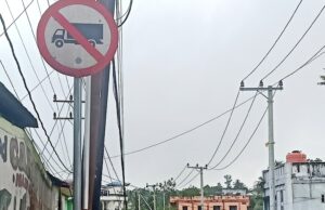 Truk Bermuatan Rusak di Jalan Pertiwi Muara Teweh, Warga Minta Supir Patuh pada Rambu Larangan