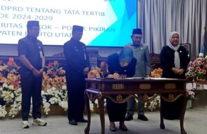 DPRD Barito Utara Gelar Rapat Paripurna Bahas LKPJ 2024 dan Penetapan Tatib 2024–2029