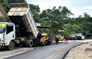 Pj Bupati Apresiasi Kolaborasi BPJN dan PUPR Barito Utara Tangani Kerusakan Jalan Nasional