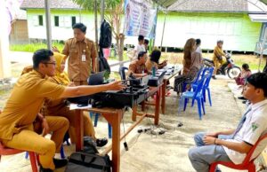 Disdukcapil Kembali Lakukan Pelayanan Jemput Bola Adminduk di Kelurahan Lahei II
