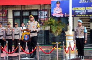Polres Barito Utara Gelar Apel Pasukan Tanda Dimulainya Operasi Patuh Telabang 2025