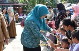TP PKK Barut Monitoring Posyandu ILP Kenanga Desa Lemo II untuk Percepat Penurunan Stunting