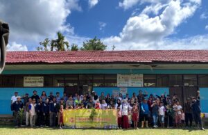 Libatkan Pemdes Pendreh, DLH dan Komunitas serta Siswa, PT SMM/PAMA Tanam 100 Bibit Pohon