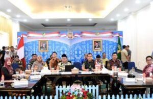 Pemkab Barito Utara Ikuti Rakor Virtual Bersama Kemenko Polhukam, Bahas Kesiapan PSU