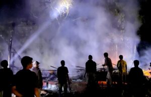 Rumah Dinas Kepala Sekolah SDN Lemo II Terbakar