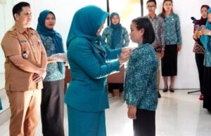 Pj Ketua TP PKK Barito Utara Ajak TP PKK Desa Se Lahei Barat Aktif Dukung Program Pembangunan