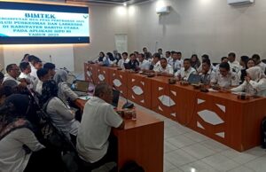 Dinkes Barut Gelar Bimtek Penginputan KUA-PPAS Perubahan 2025 untuk BLUD Puskesmas dan Labkesda
