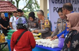 Jaga Ketersediaan dan Keterjangkauan Pangan, Polres Barito Utara Gelar Gerakan Pangan Murah