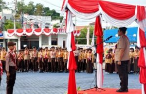 Peringatan Hari Pramuka ke 64, Pj Bupati Tegaskan Semangat Pramuka Berjiwa Pancasila